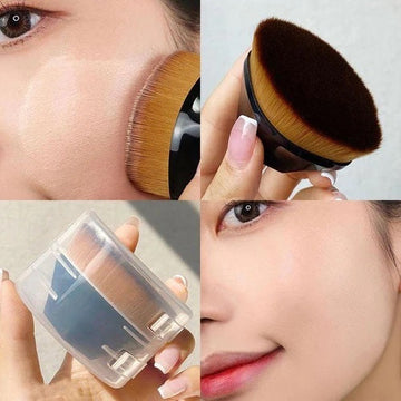Professional Makeup Brush - Oval Foundation & Blending Brush