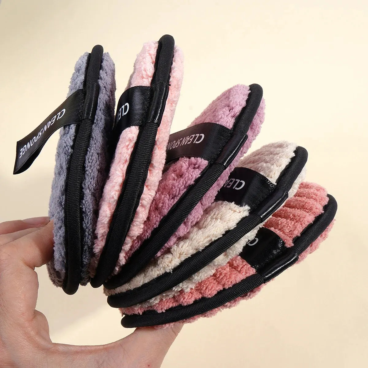 5 Piece Reusable Makeup Remover Pads - Soft Polyester Facial Cleansing Tool | Eco-Friendly & Gentle