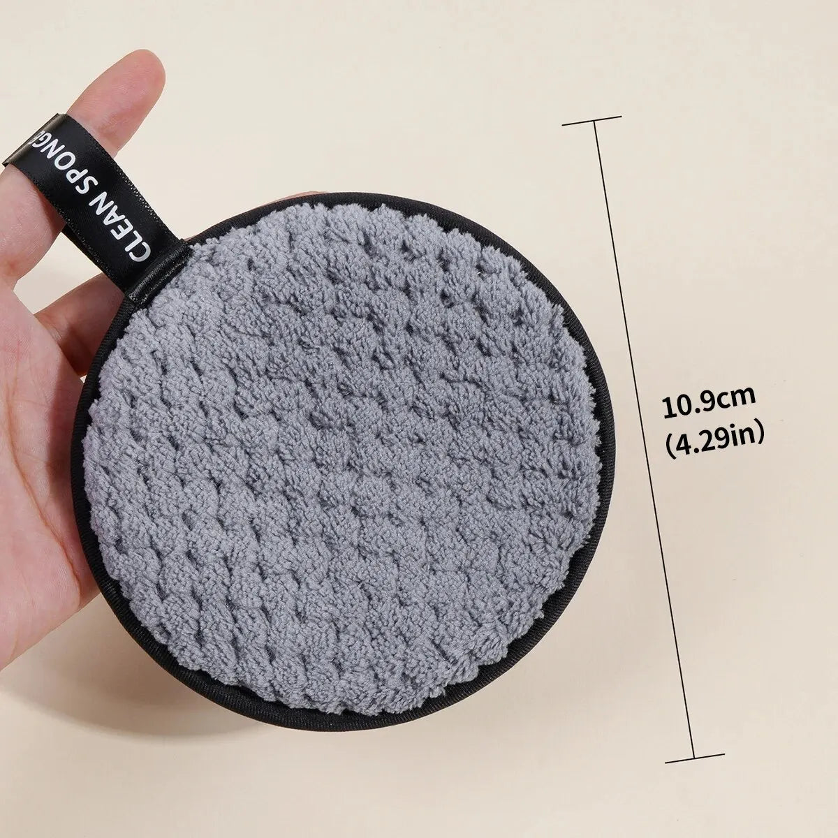 5 Piece Reusable Makeup Remover Pads - Soft Polyester Facial Cleansing Tool | Eco-Friendly & Gentle