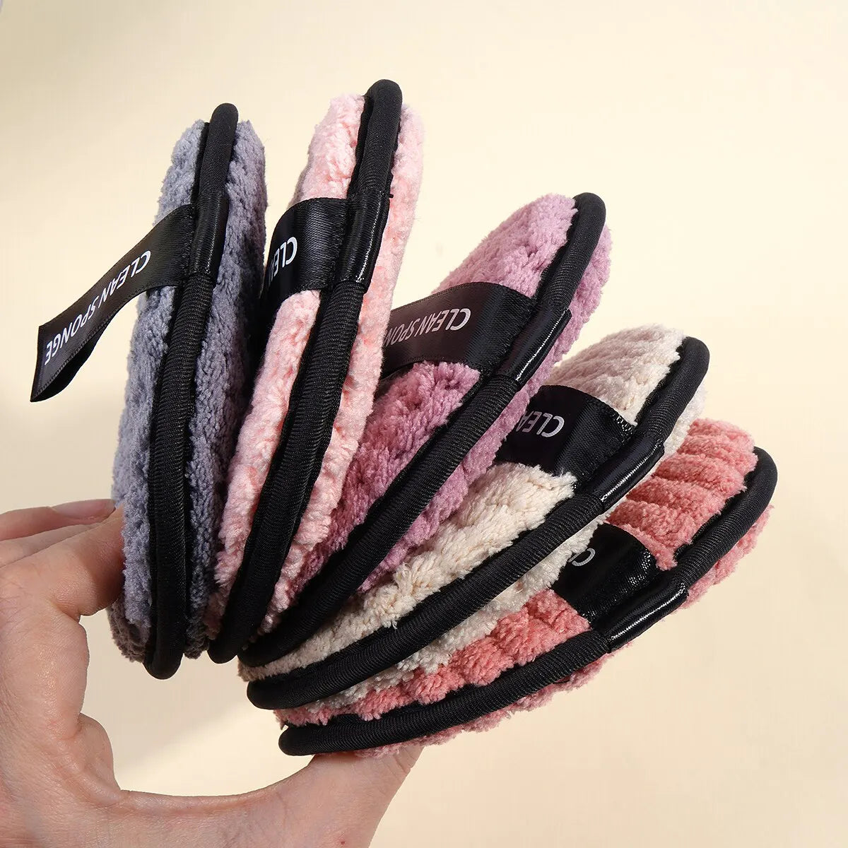 5 Piece Reusable Makeup Remover Pads - Soft Polyester Facial Cleansing Tool | Eco-Friendly & Gentle